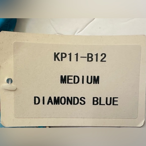 Kali Girlz NWT Blue Patterned Bikini Set - Picture 7 of 8